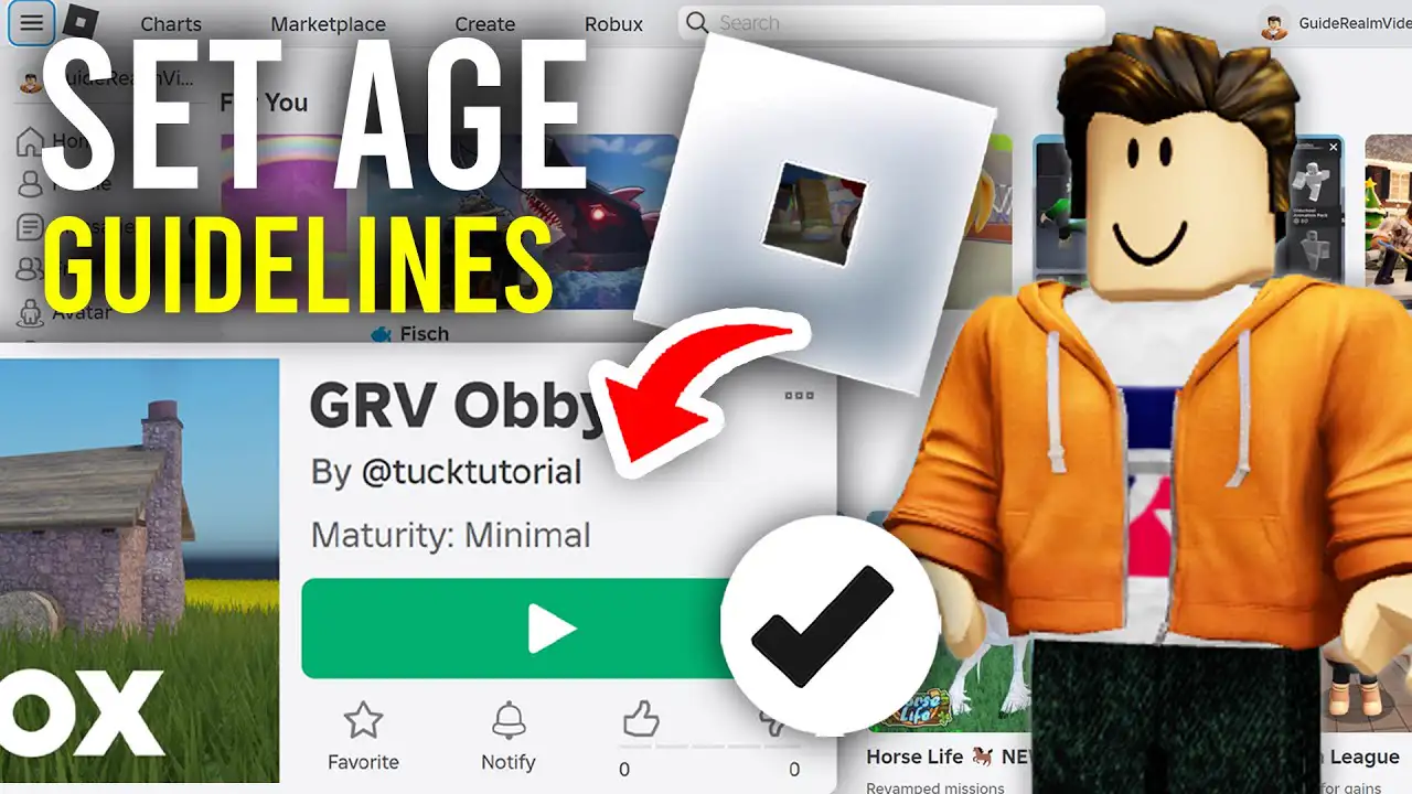 How To Set Age Guidelines On Your Roblox Game (Maturity Rating) - Full Guide